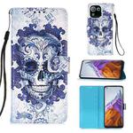 For Xiaomi Mi 11 Pro 3D Painting Horizontal Flip Leather Case with Holder & Card Slot & Wallet & Lanyard(Cloud Ghost Head)