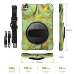Shockproof Colorful Silicone + PC Protective Case with Holder & Shoulder Strap & Hand Strap For iPad Mini 4 / Mini (2019)(Camouflage)