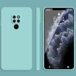 For Huawei Mate 20 Solid Color Imitation Liquid Silicone Straight Edge Dropproof Full Coverage Protective Case(Sky Blue)
