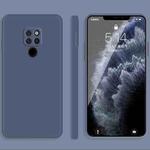 For Huawei Mate 20 Solid Color Imitation Liquid Silicone Straight Edge Dropproof Full Coverage Protective Case(Grey)