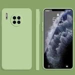 For Huawei Mate 30 Solid Color Imitation Liquid Silicone Straight Edge Dropproof Full Coverage Protective Case(Matcha Green)