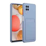 For Samsung Galaxy M12 Card Slot Design Shockproof TPU Protective Case(Gray)