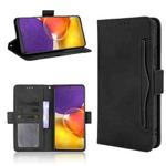 For Samsung Galaxy A82 5G / Quantum 2 5G Skin Feel Calf Pattern Horizontal Flip Leather Case with Holder & Card Slots & Photo Frame(Black)