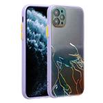 For iPhone 11 Pro Ink Painting Style TPU Protective Case (Ink Gold)