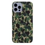 For iPhone 11 Pro Max Camouflage TPU Protective Case (Green)