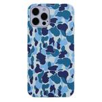 For iPhone 11 Pro Max Camouflage TPU Protective Case (Blue)