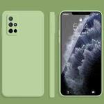 For Honor 30s Solid Color Imitation Liquid Silicone Straight Edge Dropproof Full Coverage Protective Case(Matcha Green)