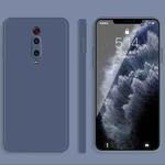 For Xiaomi Redmi K20 Pro Solid Color Imitation Liquid Silicone Straight Edge Dropproof Full Coverage Protective Case(Grey)