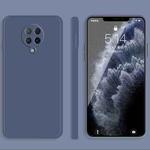 For Xiaomi Redmi K30 Ultra Solid Color Imitation Liquid Silicone Straight Edge Dropproof Full Coverage Protective Case(Grey)