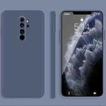 For Xiaomi Redmi Note 8 Pro Solid Color Imitation Liquid Silicone Straight Edge Dropproof Full Coverage Protective Case(Grey)