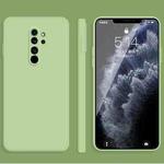 For Xiaomi Redmi Note 8 Pro Solid Color Imitation Liquid Silicone Straight Edge Dropproof Full Coverage Protective Case(Matcha Green)