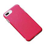 Business Cross Texture PC Protective Case For iPhone 8 Plus & 7 Plus(Rose Red)
