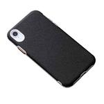 For iPhone XR Business Cross Texture PC Protective Case(Black)