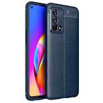 For OPPO K9 Litchi Texture TPU Shockproof Case(Blue)