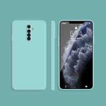 For OPPO Realme X2 Pro  / Reno Ace Solid Color Imitation Liquid Silicone Straight Edge Dropproof Full Coverage Protective Case(Sky Blue)