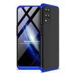 For OPPO A54 GKK Three Stage Splicing Full Coverage PC Case(Black Blue)