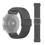 For Samsung Galaxy Watch 3 41mm Adjustable Nylon Braided Elasticity Watch Band(Grey)