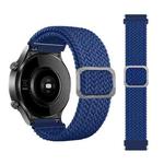 20mm Universal Adjustable Nylon Braided Elasticity Watch Band(Blue)