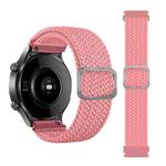 22mm Universal Adjustable Nylon Braided Elasticity Watch Band(Pink)