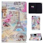 For Samsung Galaxy Tab A7 Lite 8.7 (2021) T220 Voltage Texture Coloured Drawing Horizontal Flip Leather Case with Holder & Card Slot(Iron Tower)