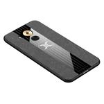 For Huawei Mate 8 XINLI Stitching Cloth Textue Shockproof TPU Protective Case(Grey)