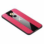 For Huawei Mate 8 XINLI Stitching Cloth Textue Shockproof TPU Protective Case(Red)