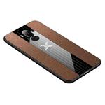 For Huawei Mate 9 XINLI Stitching Cloth Textue Shockproof TPU Protective Case(Brown)