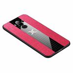 For Huawei Mate 9 XINLI Stitching Cloth Textue Shockproof TPU Protective Case(Red)