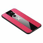 For Huawei Mate 20 XINLI Stitching Cloth Textue Shockproof TPU Protective Case(Red)