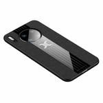 For Huawei Mate 30 XINLI Stitching Cloth Textue Shockproof TPU Protective Case(Black)