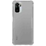 For Xiaomi Redmi Note 10 4G NILLKIN Nature TPU Transparent Soft Protective Case(Gray)