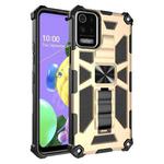 For LG K53 Shockproof TPU + PC Magnetic Protective Case with Holder(Gold)