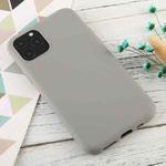 For iPhone 11 Pro Max Candy Color TPU Case(Grey)