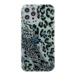 For iPhone 12 mini TPU Shock-proof Protective Case (Green Leopard Shell Pattern)