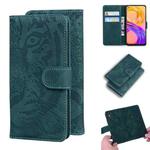For OPPO Realme 8 / Realme 8 Pro Tiger Embossing Pattern Horizontal Flip Leather Case with Holder & Card Slots & Wallet(Green)