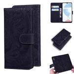 For OPPO Realme C21 Tiger Embossing Pattern Horizontal Flip Leather Case with Holder & Card Slots & Wallet(Black)