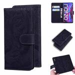 For OPPO Realme V5 5G Tiger Embossing Pattern Horizontal Flip Leather Case with Holder & Card Slots & Wallet(Black)