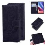 For Xiaomi Redmi K40 / K40 Pro / Poco F3 Tiger Embossing Pattern Horizontal Flip Leather Case with Holder & Card Slots & Wallet(Black)