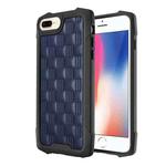 3D Embossed PU + PC + TPU Skidproof Shockproof Case For iPhone 8 Plus / 7 Plus / 6s Plus / 6 Plus(Blue)