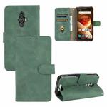 For Blackview BV6600 Solid Color Skin Feel Magnetic Buckle Horizontal Flip Calf Texture PU Leather Case with Holder & Card Slots & Wallet(Green)