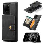 For Samsung Galaxy S20 Ultra 5G JEEHOOD Retro Magnetic Detachable Protective Case with Wallet & Card Slot & Holder(Black)