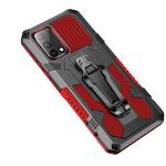 For OPPO A74 4G Armor Warrior Shockproof PC + TPU Protective Case(Red)