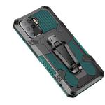 For OPPO A94 Armor Warrior Shockproof PC + TPU Protective Case(Army Green)