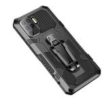 For OPPO A94 Armor Warrior Shockproof PC + TPU Protective Case(Black)
