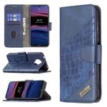 For Nokia G20 / G10 Matching Color Crocodile Texture Horizontal Flip PU Leather Case with Wallet & Holder & Card Slots(Blue)