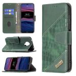 For Nokia G20 / G10 Matching Color Crocodile Texture Horizontal Flip PU Leather Case with Wallet & Holder & Card Slots(Green)