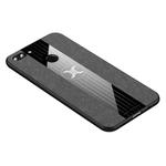 For Huawei Enjoy 8 Plus XINLI Stitching Cloth Textue Shockproof TPU Protective Case(Grey)