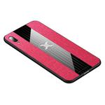 For Huawei Enjoy 9 XINLI Stitching Cloth Textue Shockproof TPU Protective Case(Red)