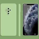 For vivo S5 Solid Color Imitation Liquid Silicone Straight Edge Dropproof Full Coverage Protective Case(Matcha Green)