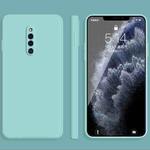 For vivo X27 Pro Solid Color Imitation Liquid Silicone Straight Edge Dropproof Full Coverage Protective Case(Sky Blue)